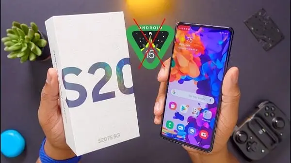 samsung galaxy s20 fe android 15