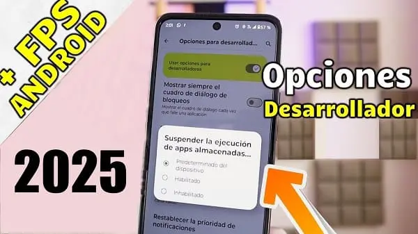 Optimizar Android opciones de desarrollador
